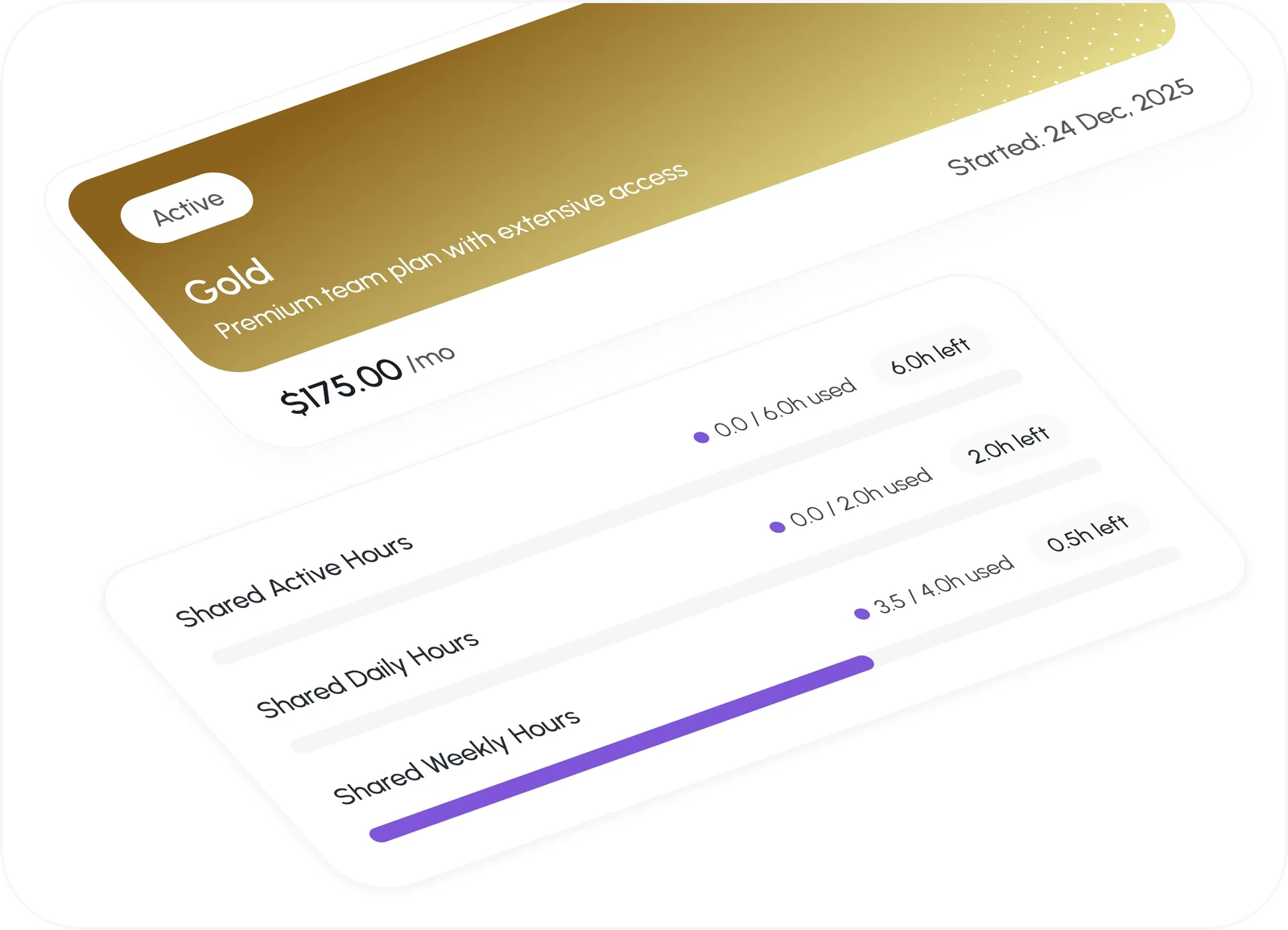 Teams & Corporate Memberships product screenshot